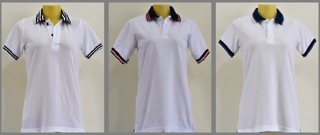 รวมเสื้อโปโล ขาวปกขลิบ