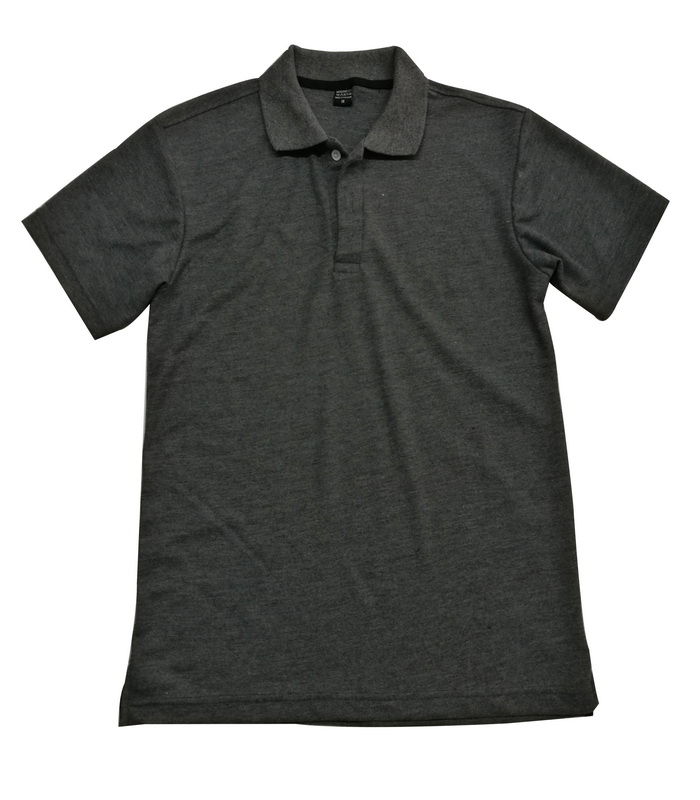 เสื้อโปโลสีเทาดำ