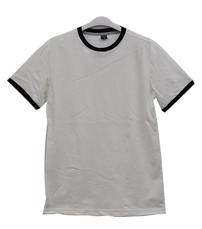 เสื้อยืดขาวกุ้นดำ2