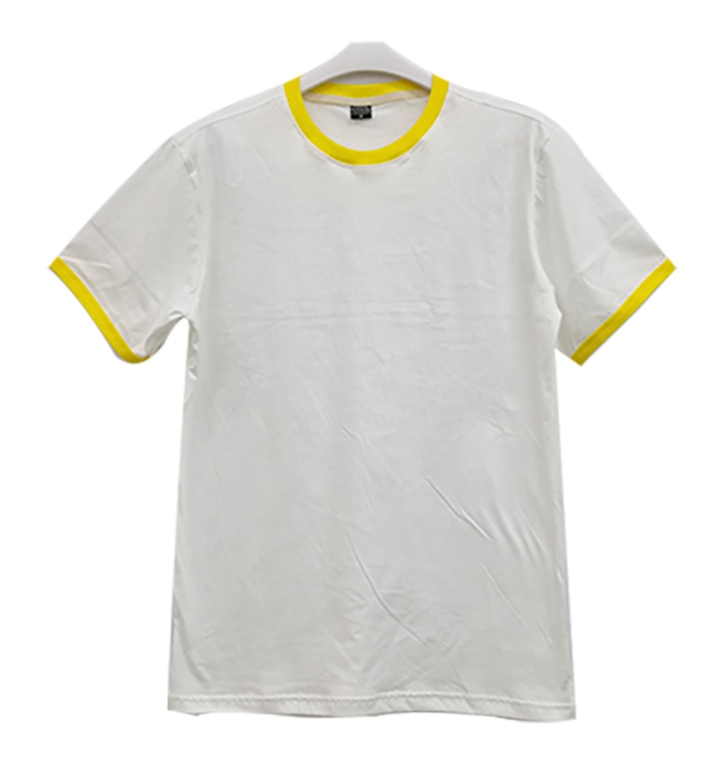 เสื้อยืดขาวกุ้นเหลือง