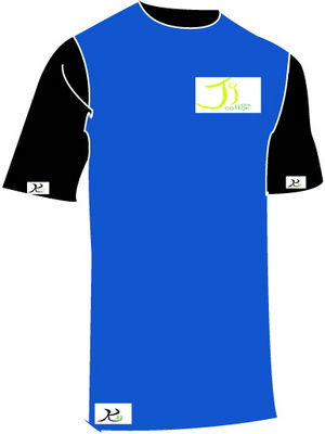 เสื้อเปล่าสีน้ำเงิน