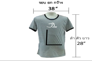 เสื้อเปล่าสีเทาไซร์ L