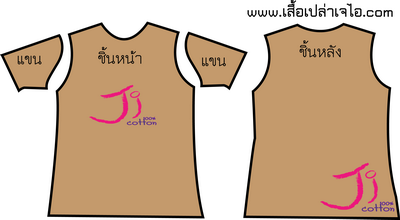 แพทเทริ้นของเสื้อเปล่า