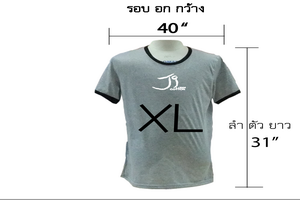 เสื้อเปล่าสีเทาไซร์ M