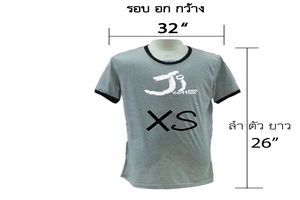 เสื้อเปล่าสีเทาไซร์ XS