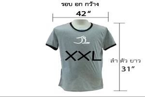 เสื้อเปล่าสีเทาไซร์ M
