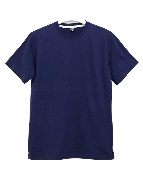 เสื้อยืดคอกลมสีกรม C1007