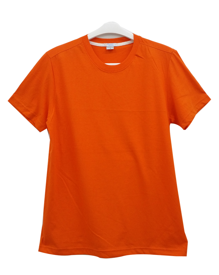 เสื้อยืดคอกลมสีส้ม C1012