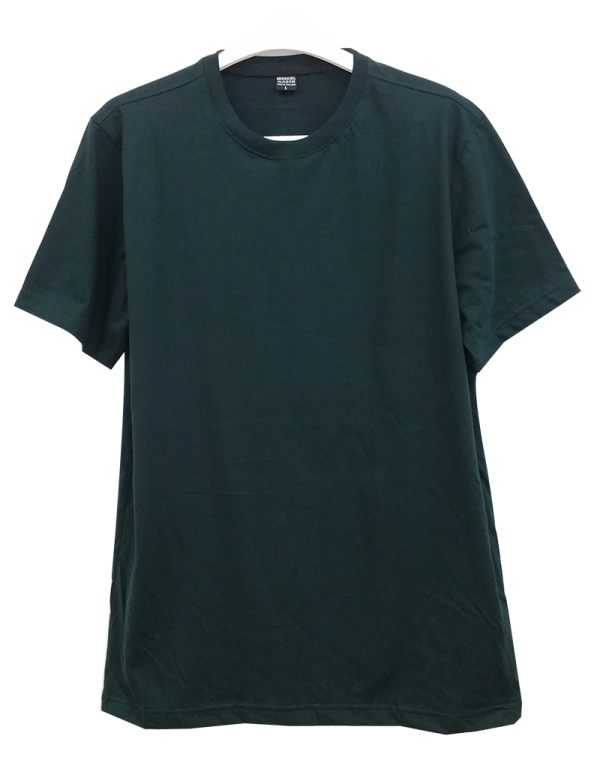 เสื้อยืดคอกลมสีเขียวหัวเป็ด C1014