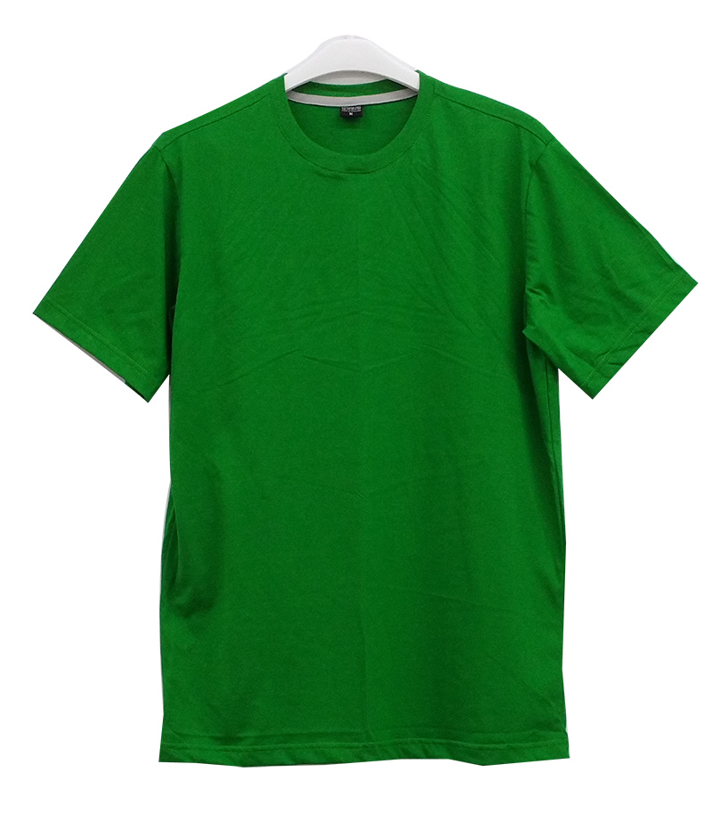 เสื้อยืดคอกลมสีเขียวไมโล C1016