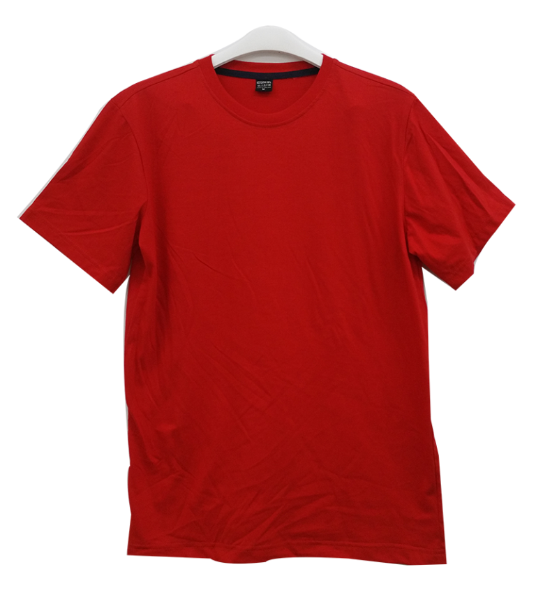 เสื้อยืดคอกลมสีแดง C1010