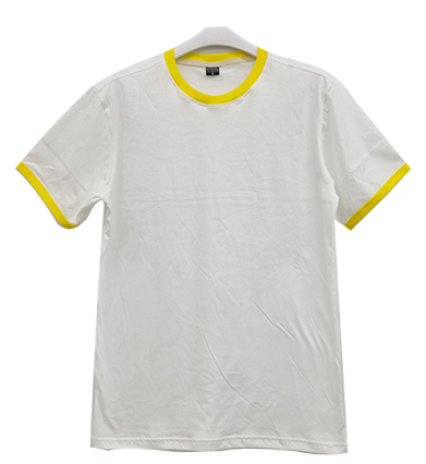 เสื้อยืดขาวกุ้นเหลือง