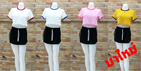 เสื้อยืดครอปมาไหม่ jan2