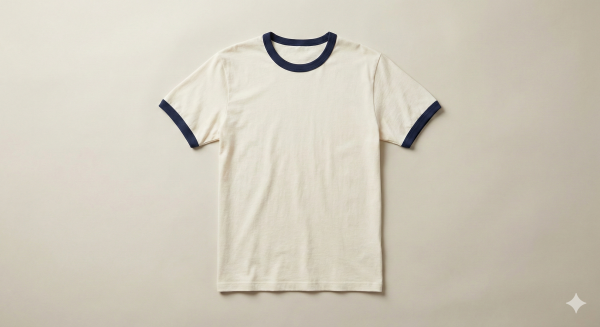 เสื้อยืดกุ้นคอกุ้นแขน — Ringer Tee