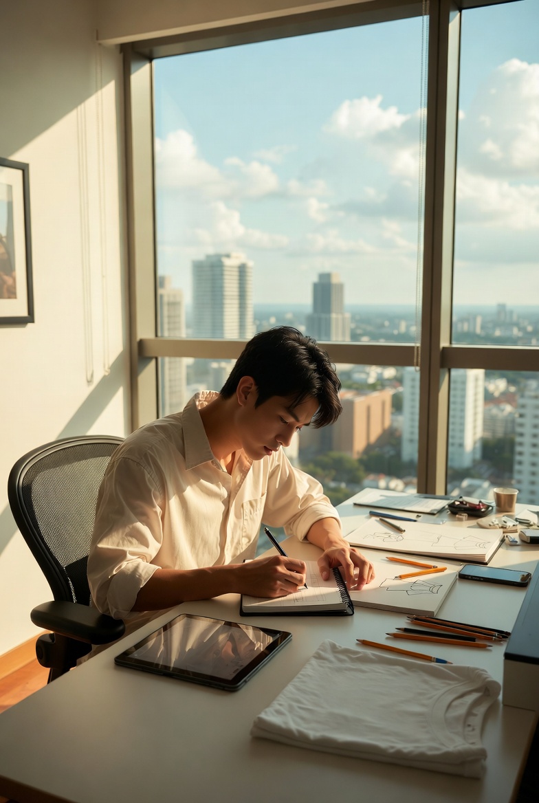 รับทำเสื้อกุ๊นคอแขนพร้อมสกรีน