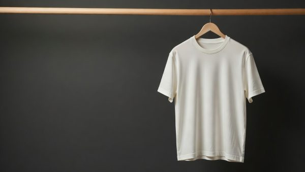 เสื้อยืดสีขาวทรงสวยใส่สบาย คอกลมมาตรฐาน ไม่ย้วยหลังซัก