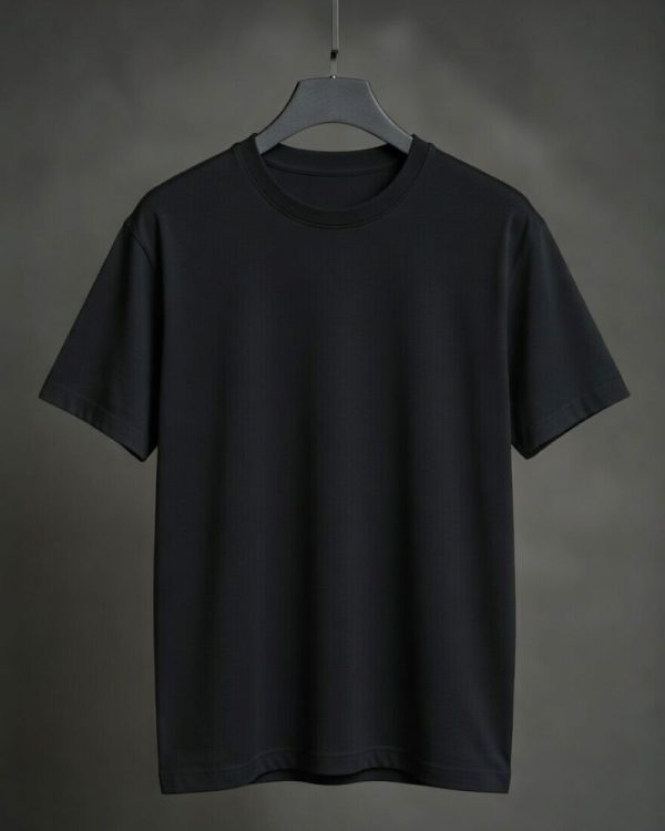 เสื้อ คอตตอน สี ดำ เกรดพรีเมียม เนื้อผ้าหนานุ่ม