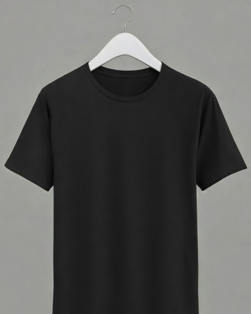 คอกลม สี ดำ ราคาโรงงาน สำหรับสั่งผลิตจำนวนมาก